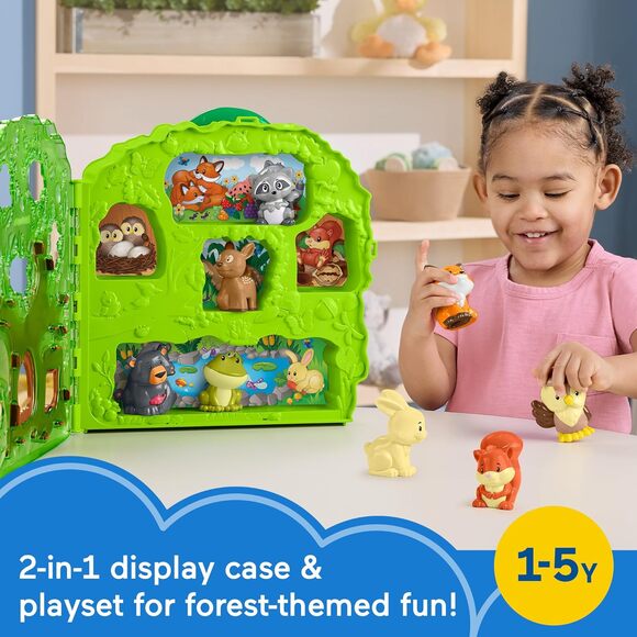 Fisher Price Little People Forest Friends Carry Case Toy Set Age 1 Toddler - Picture 3 of 6